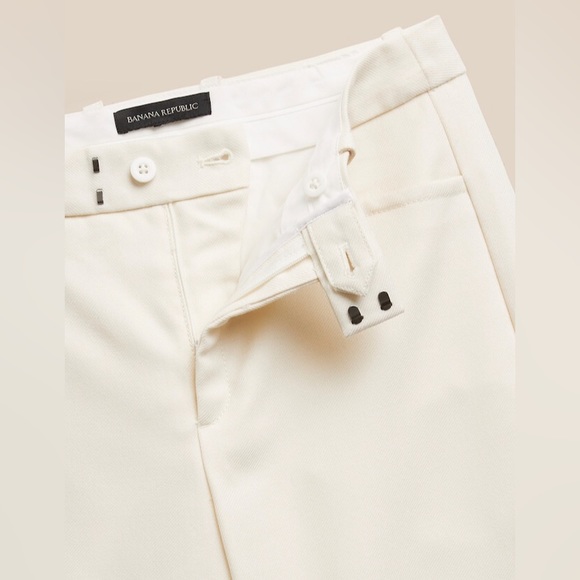 NWT! Banana Republic Desert Thyme Green Lido Wide-Leg Wool Pants - Size 6 - Picture 10 of 10